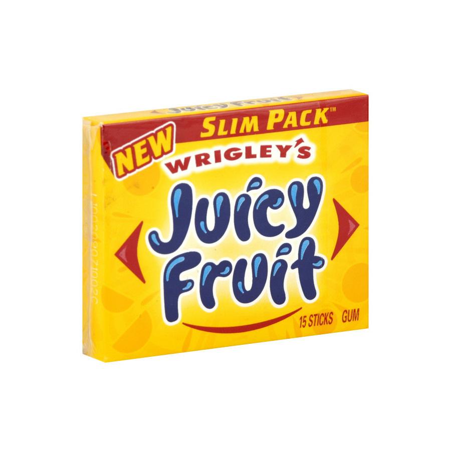 Фрут жвачка. Жвачка Wrigley's juicy Fruit. Жев. Резинка Джуси Фрут Риглис 15,8г. Wrigley juicy Fruit. Желтая жвачка Джуси Фрут.