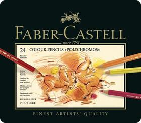 Карандаши цветные 24цв Faber-Castell Pol