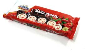 Рулет Мастер десерта Клубника, глазирова