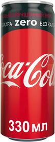 Напиток Coca-Cola Zero газированная, 0,3