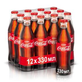 Напиток Coca-Cola стекл. бут. 0,33л газ.