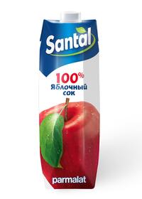 Сок SANTAL яблочный 1л