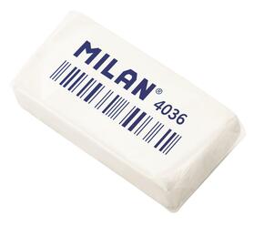 Ластик каучуковый Milan 4036, 3,9х2х0,8,