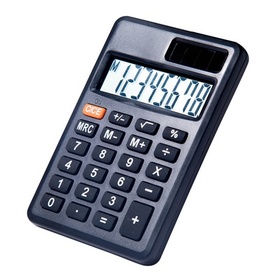 Калькулятор настольный/Uniel/UC-20II/10-разряд./127мм*105мм*22мм/серый/двойное питание